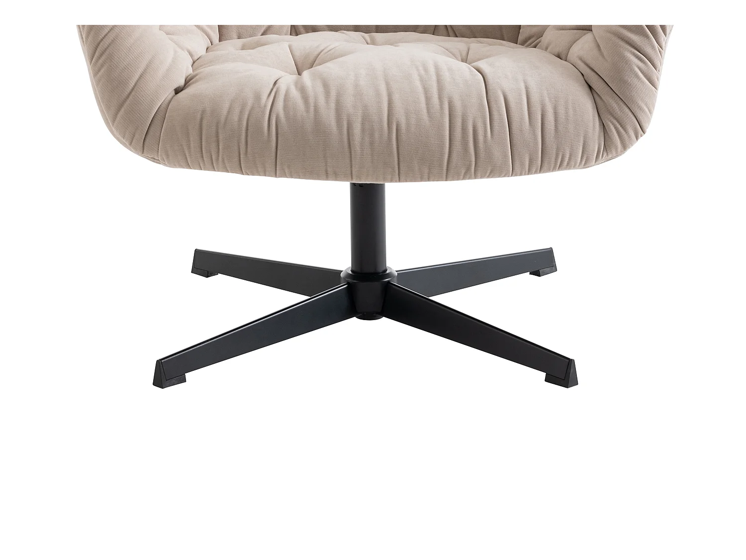 Drehsessel - Stoff - Beige - OPHELIE