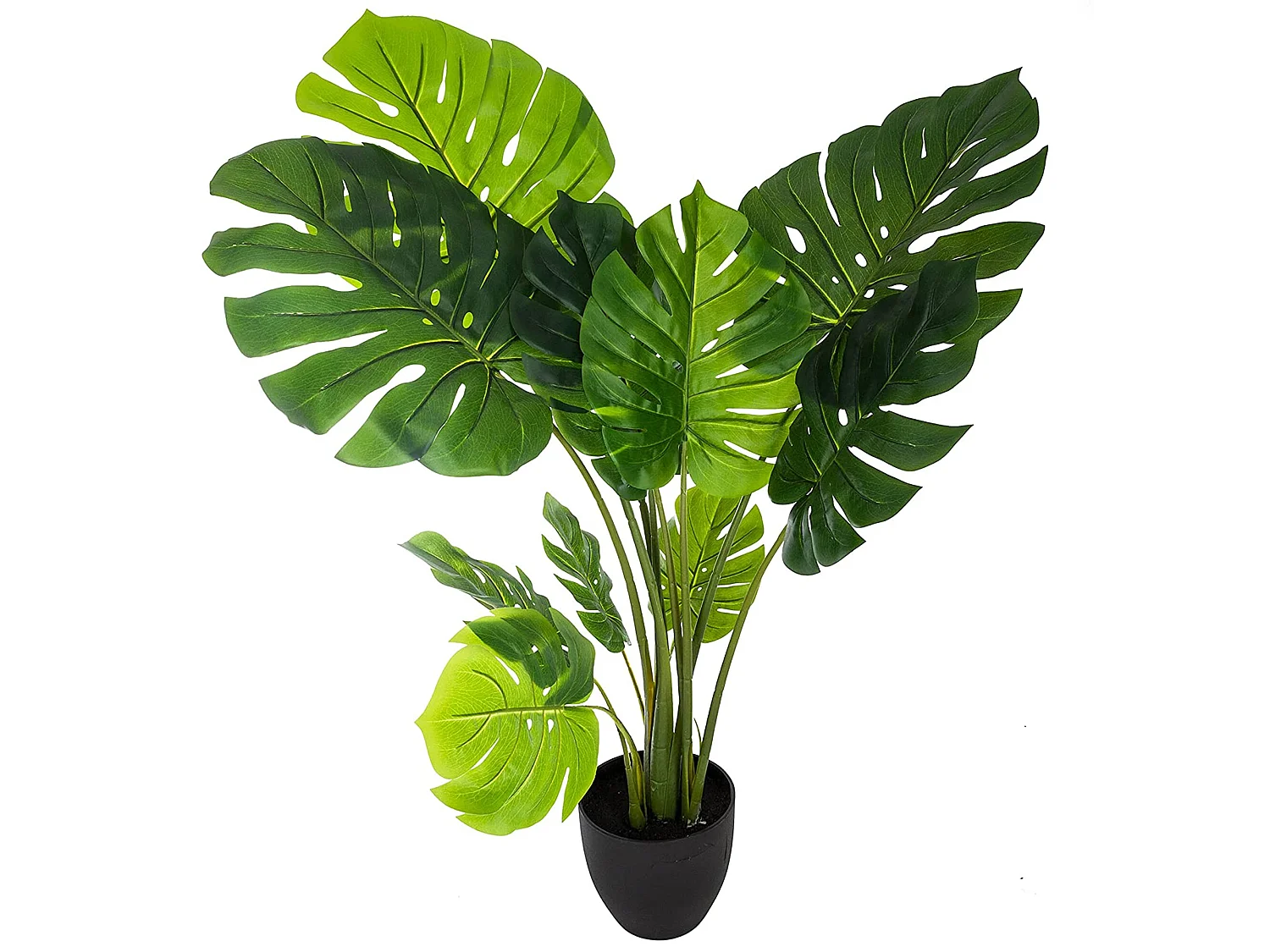 Plante Artificielle en Pot "Philodendron" 110cm Vert