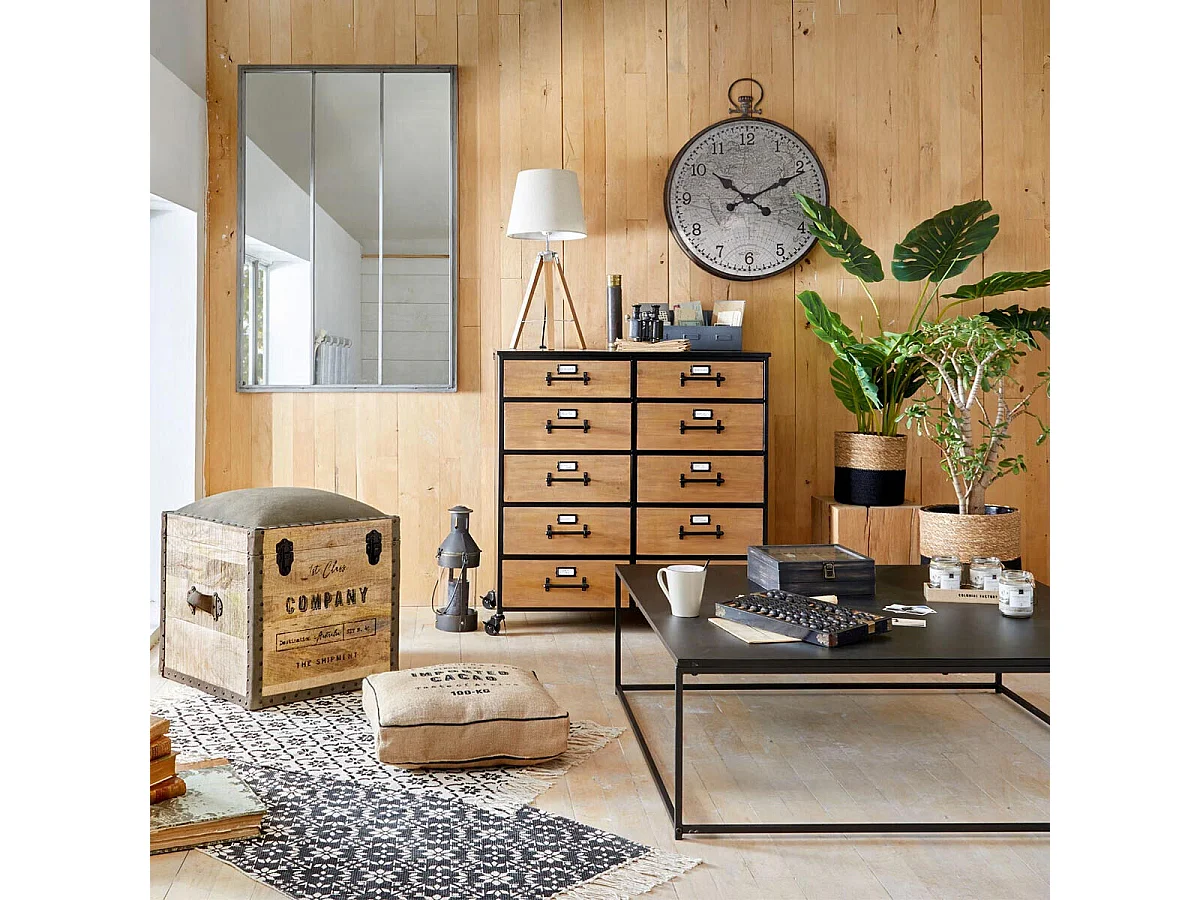 Plante Artificielle en Pot "Philodendron" 110cm Vert