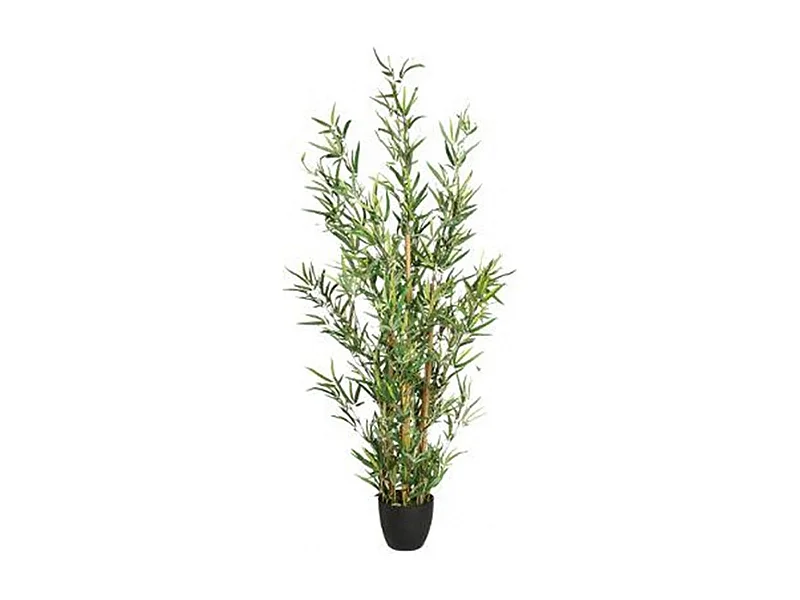 Plante Artificielle "Bambou" 126cm Vert