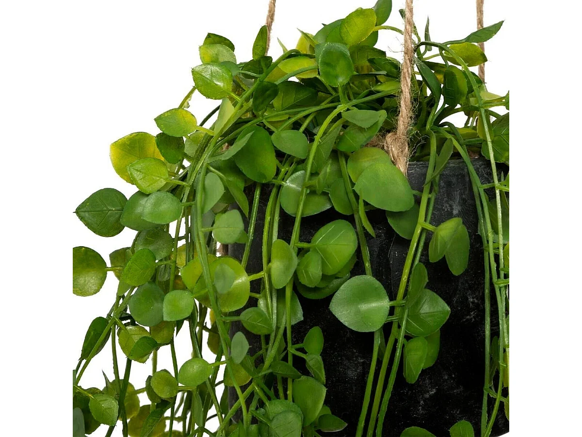 Plante Artificielle à Suspendre "Living" 62cm Vert