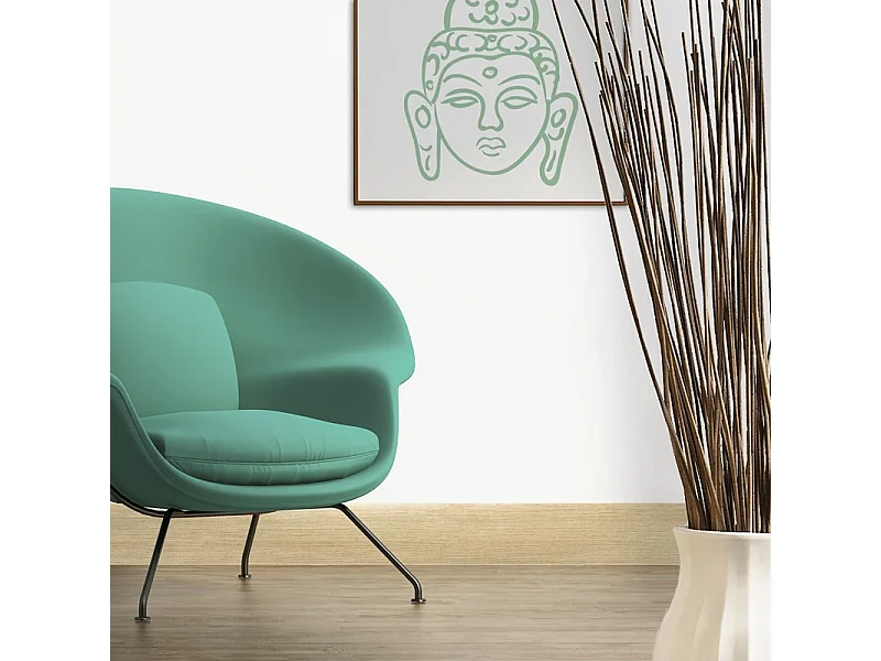 Plinthes PVC adhésives décoratives pour sol - Lot de 25 - 200x8 cm (50m) Beige - Effet Bois Chêne Clair