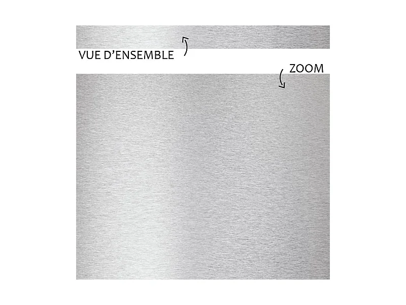 Plinthes PVC adhésives décoratives pour sol - Lot de 25 - 200x8 cm (50m) Gris - Alu Brossé