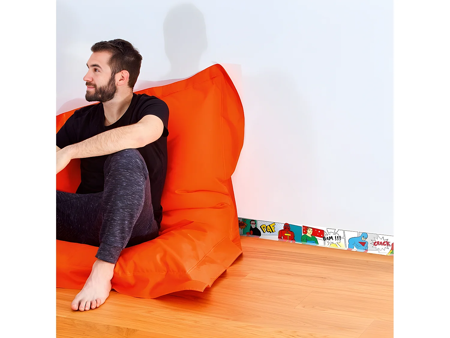 Plinthe PVC lot de 10 L100xH. 8cm - Super héros - PVC