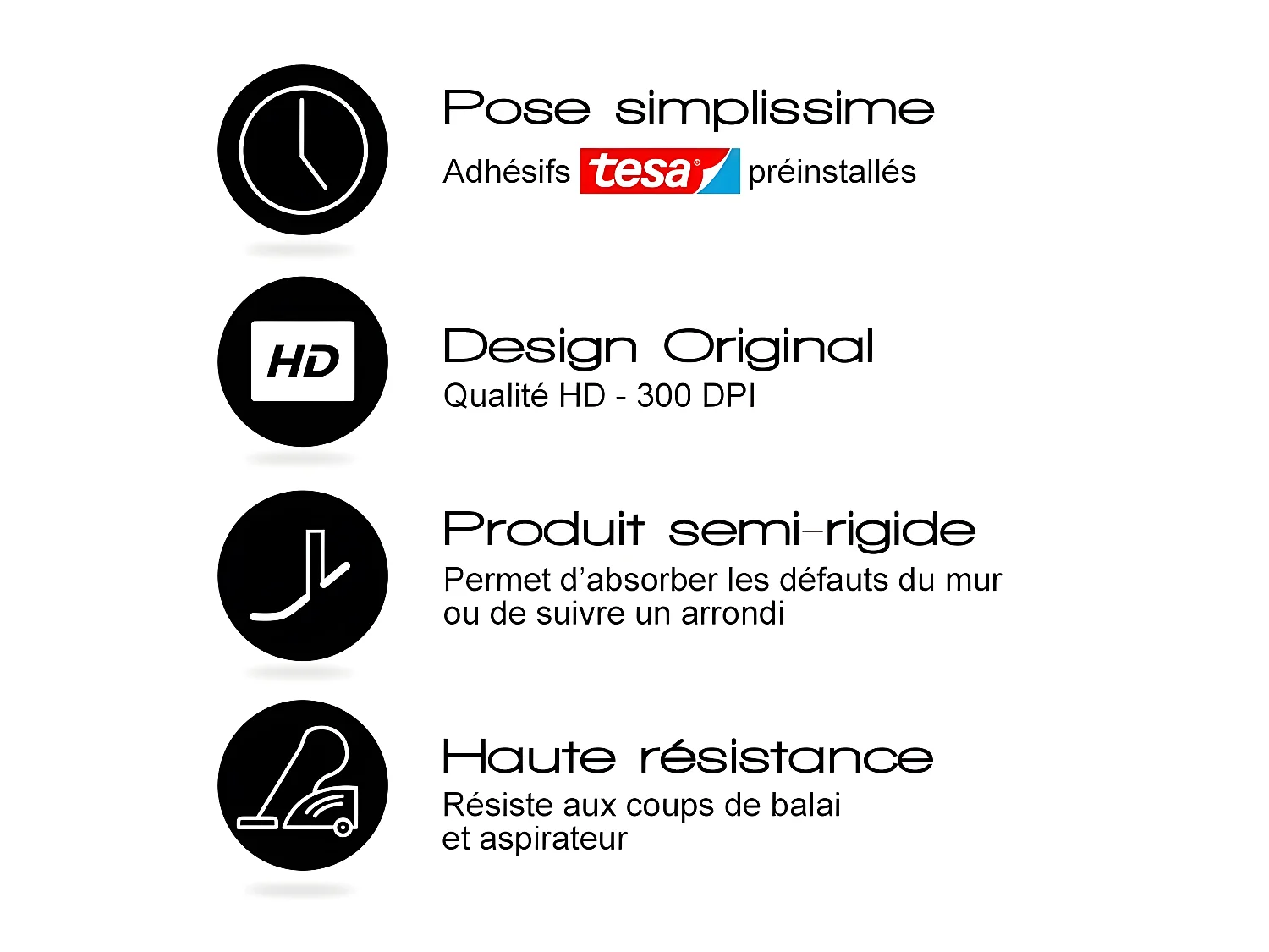 Plinthe PVC lot de 25 L200xH. 8cm - Cuivre Martelé - PVC