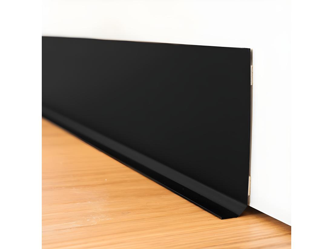 vente unique Plinthe PVC lot de 10 L100xH. 8cm - Noire - PVC