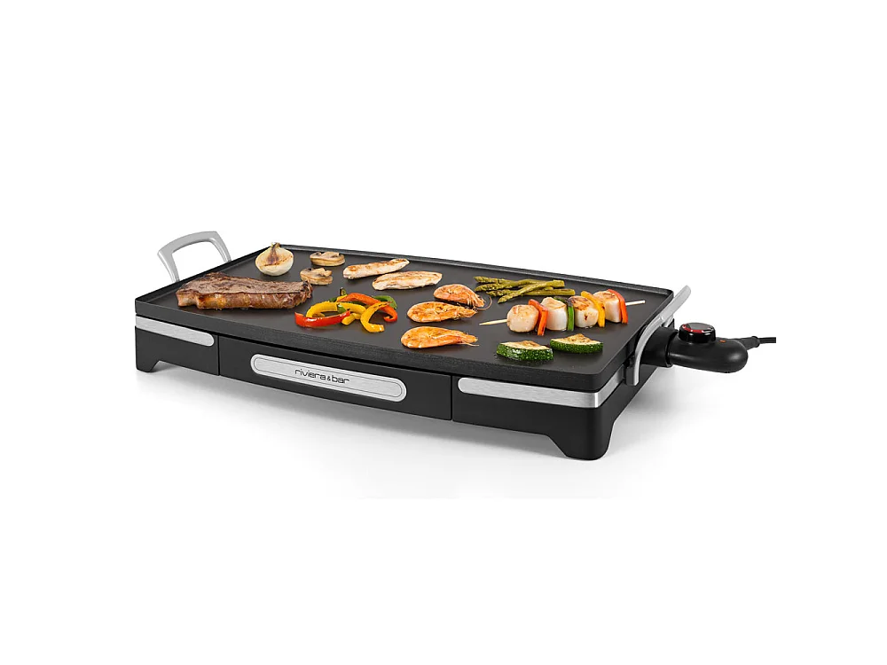 Riviera & Bar Plancha extra large 2200w 59x32.5cm - qp350a