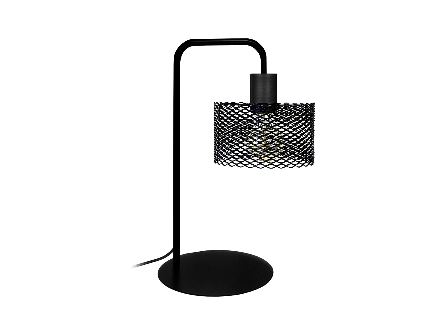 Candeeiro de pé para leitura TOSEL ADONIS metal arqueado cinza D42 x  H157  cm