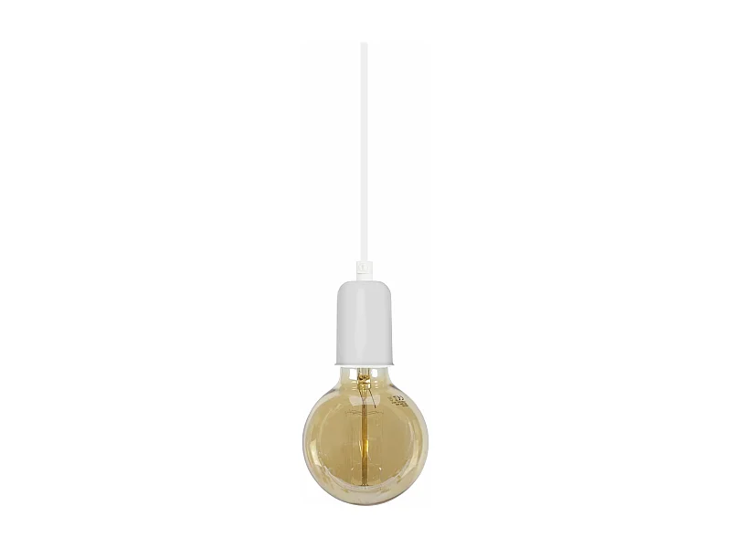 Suspensão TOSEL  BAO lâmpada decorativa cilindro marfim D9,5 x  H80  cm