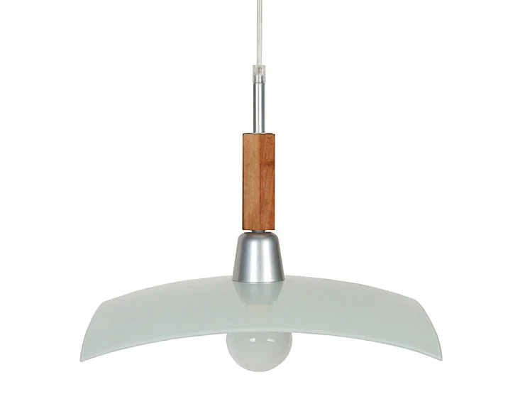 YMIR - Suspension carré bois foncé