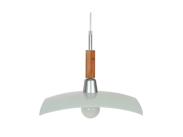 YMIR - Suspension carré bois foncé