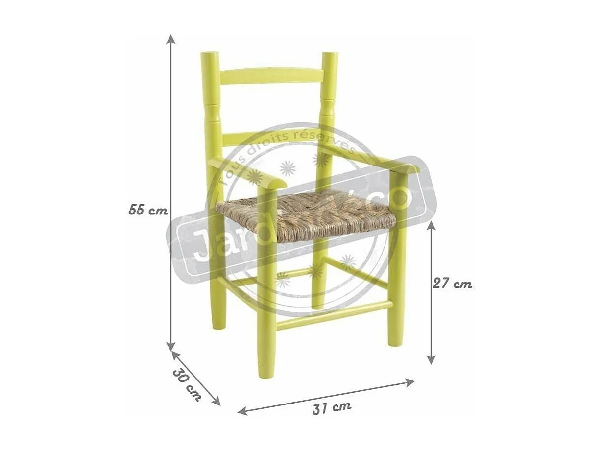 Fauteuil enfant en bois de hêtre Anis