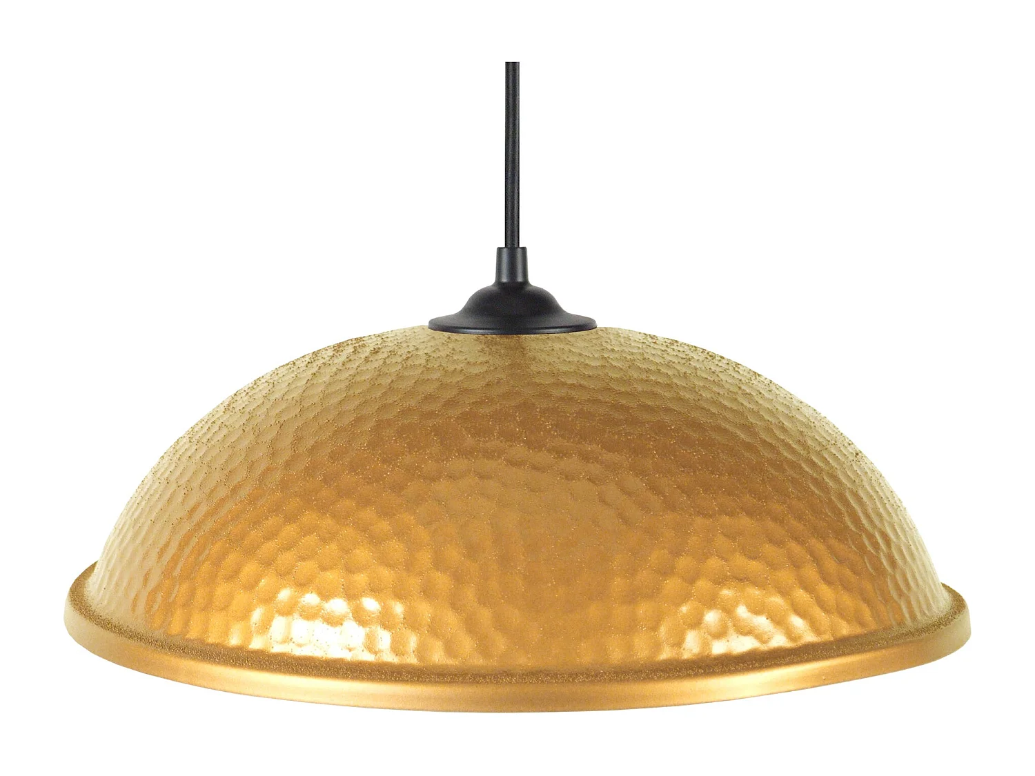 Suspensión  TOSEL ,metal,Dorado ,A70xD 31xP31cm