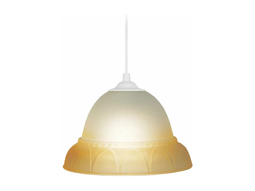 Suspensão TOSEL  DALILA metal cônico Dourado D33 x  H80  cm