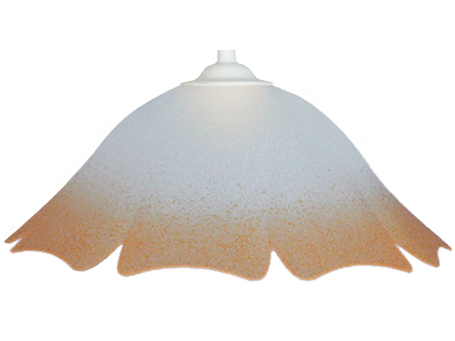 Suspension TOSEL ,verre,Gris ,H80xD35x P35 cm