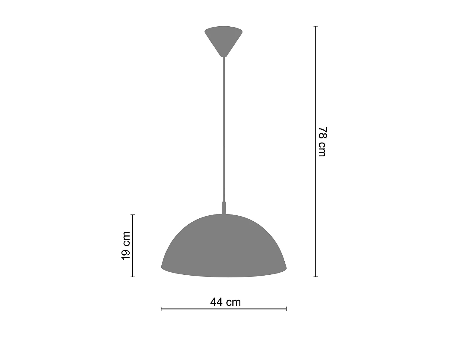 Suspension TOSEL ,métal,Doré ,H78x D 44xP44cm