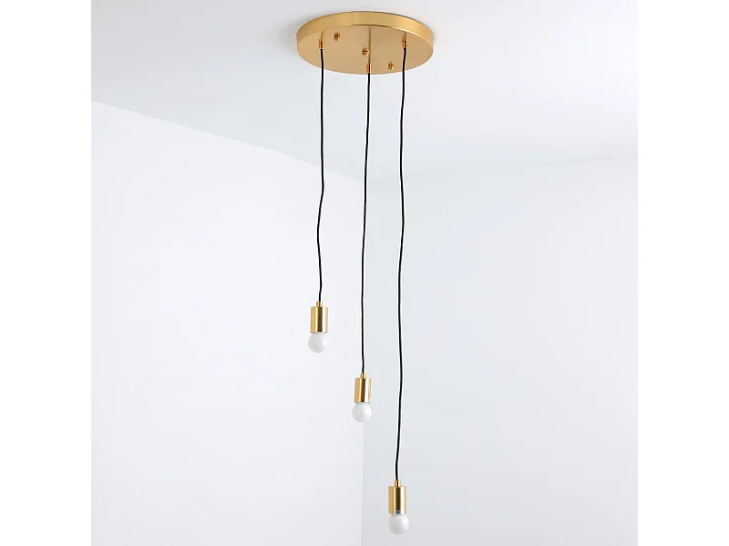 Suspension Triplado Métal Or