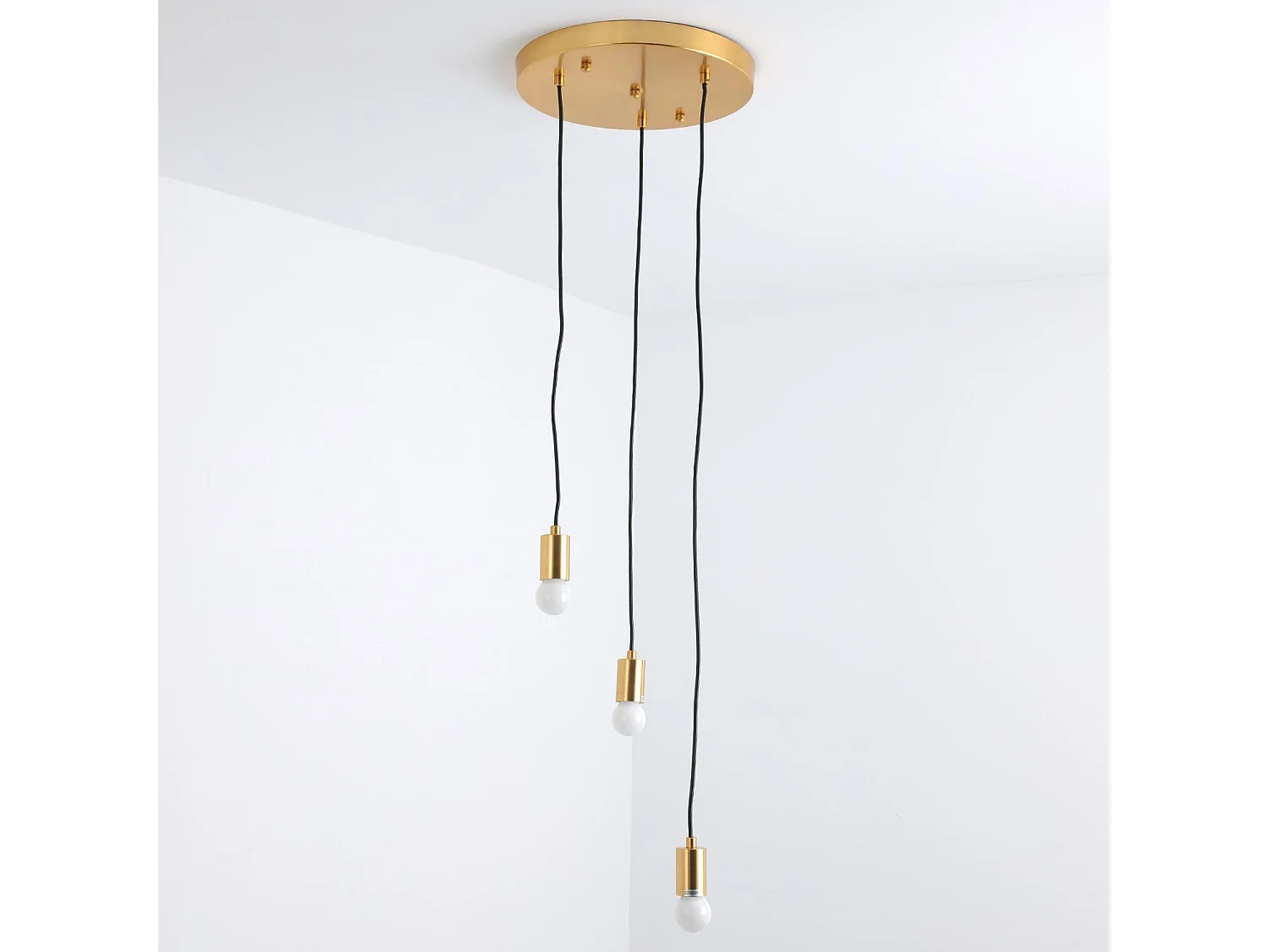 Suspension Triplado Métal Or