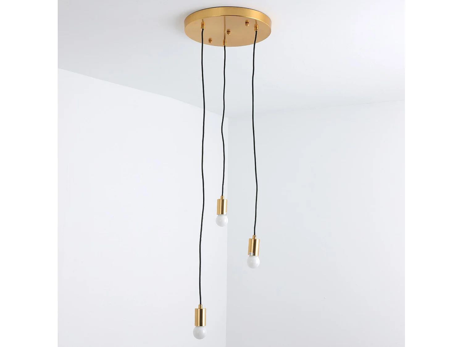 Suspension Triplado Métal Or