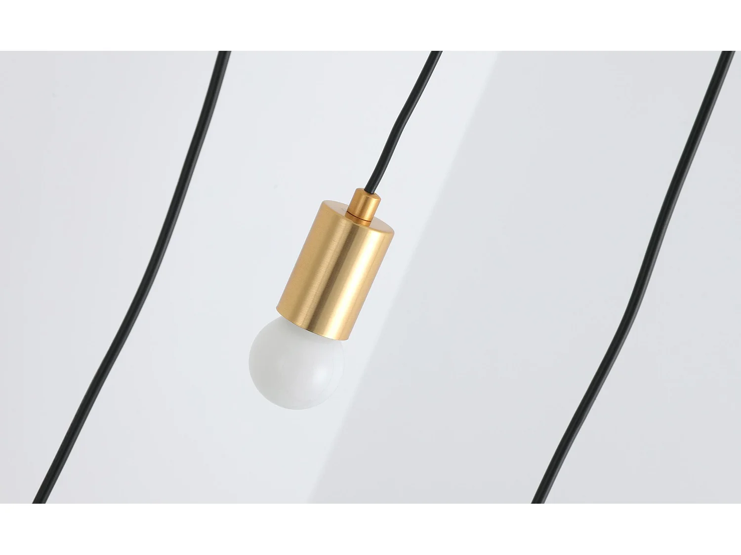 Suspension Design en Métal "Pladon" 120cm Or