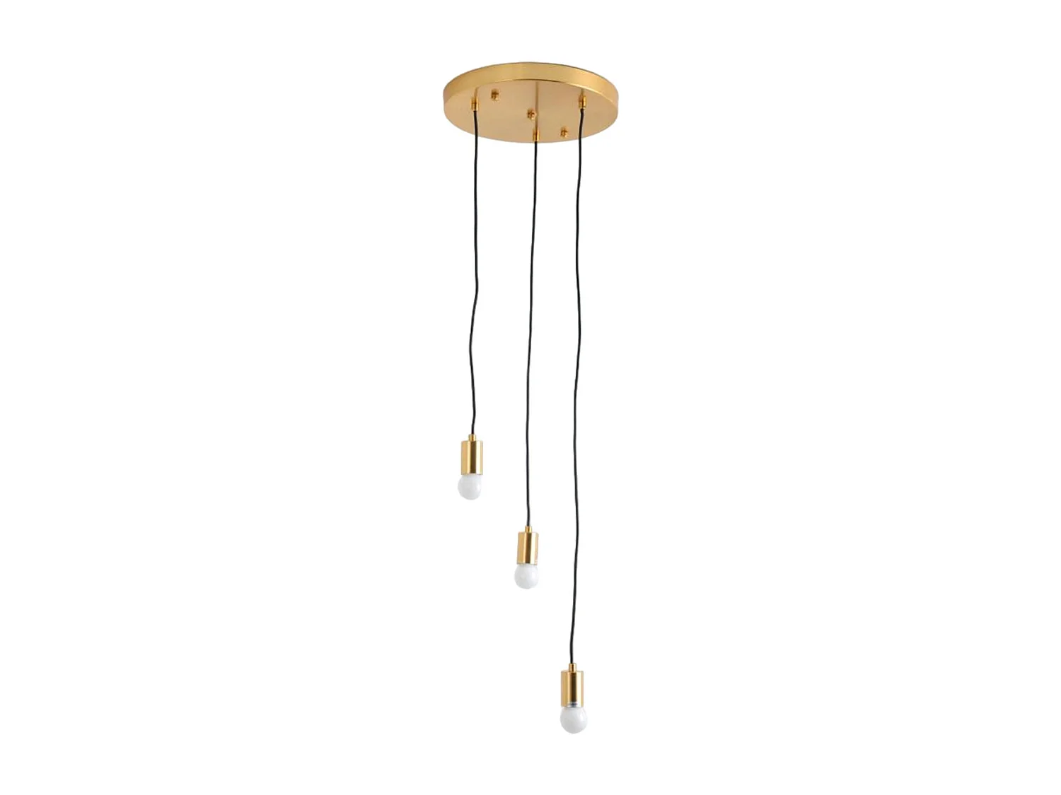 Suspension Design en Métal "Pladon" 120cm Or