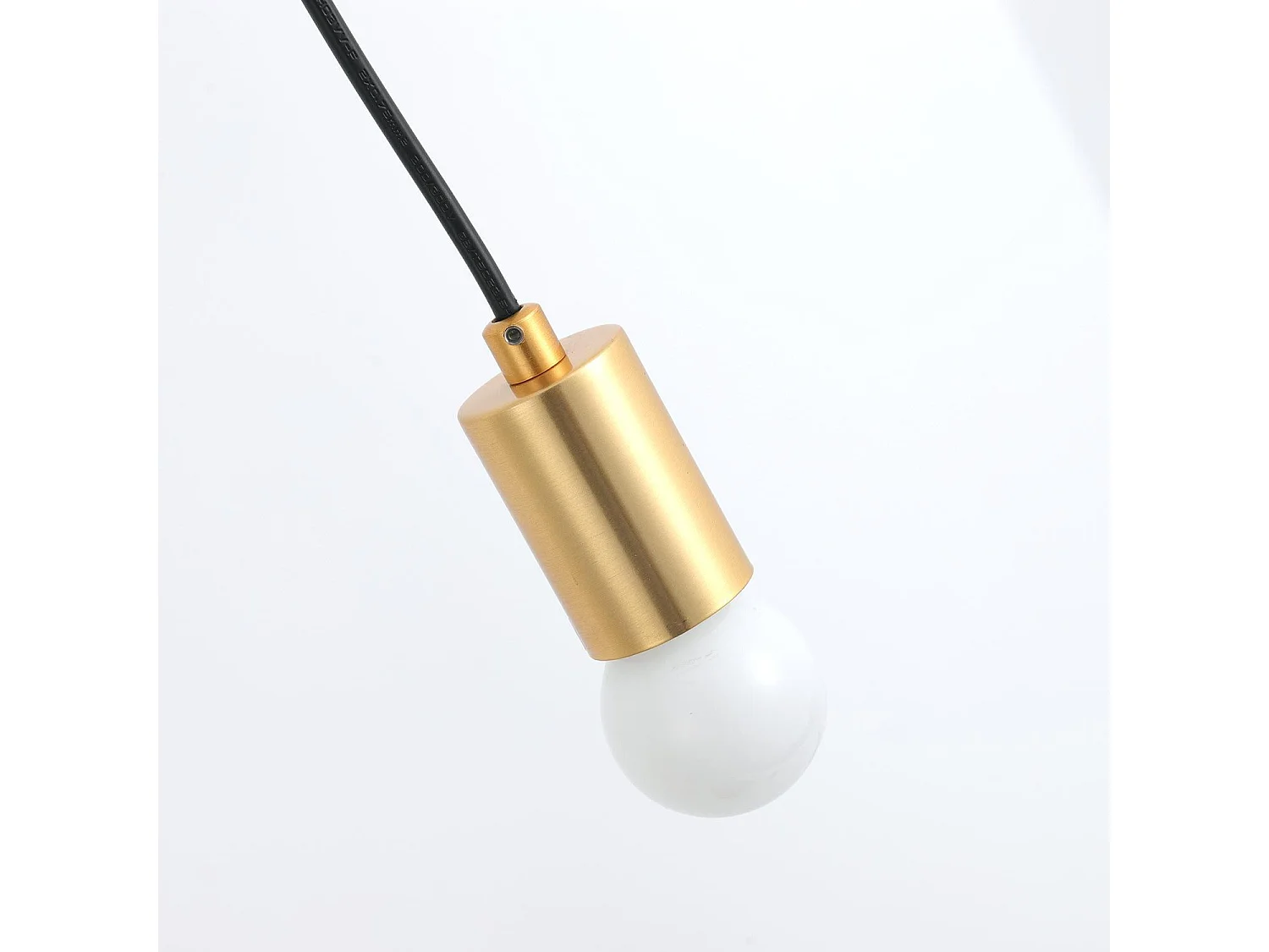 Suspension Design en Métal "Pladon" 120cm Or