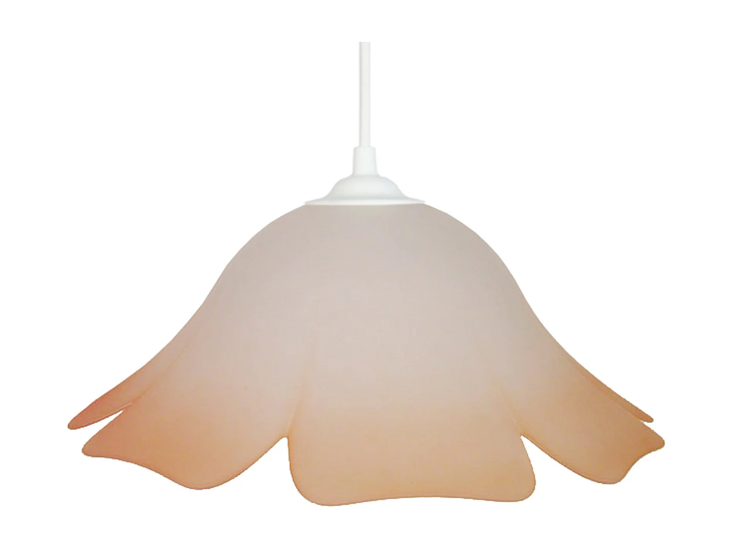 Suspensión  TOSEL ,vidrio,Gris ,A80x D35xP35cm