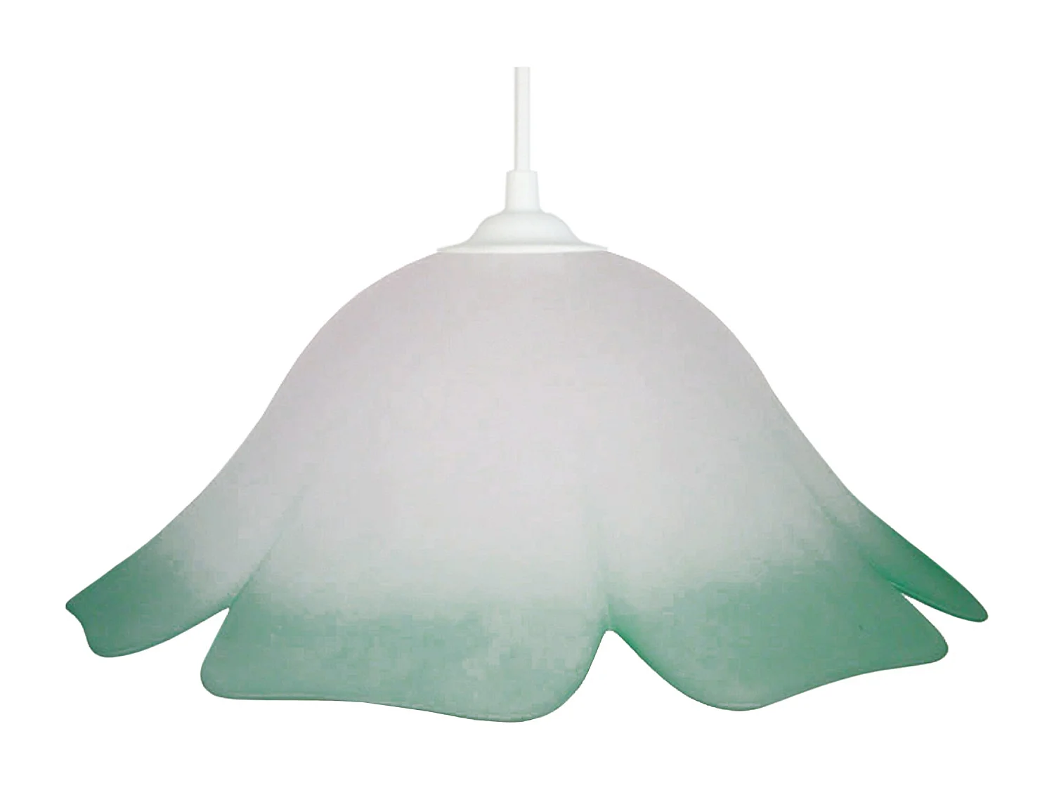 Suspensión  TOSEL ,vidrio,Gris ,A80xD35xP35cm