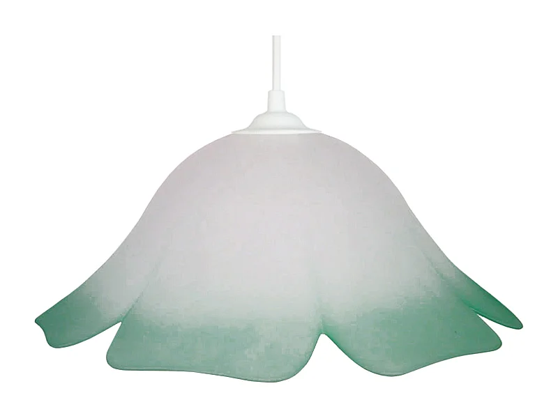 Suspensão TOSEL  PARAGUAS vidro cúpula opala D25 x  H75  cm