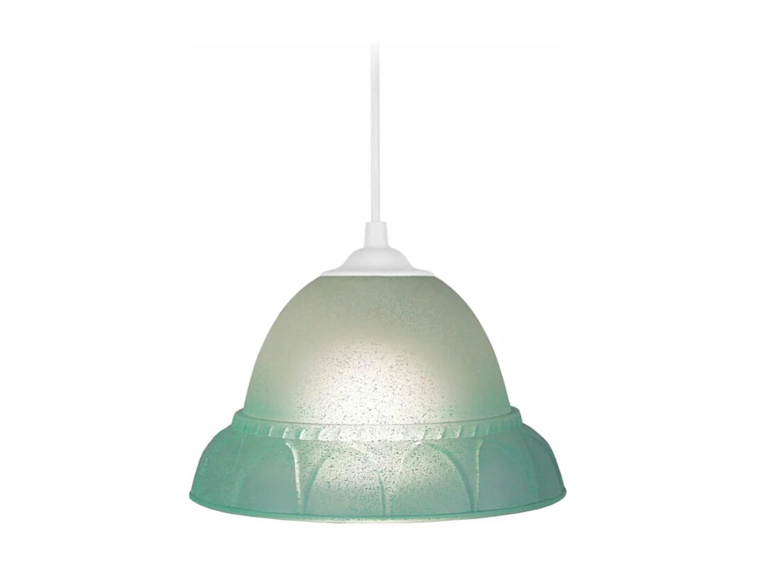 Suspensão TOSEL  DALILA metal cônico azulado D33 x  H80  cm