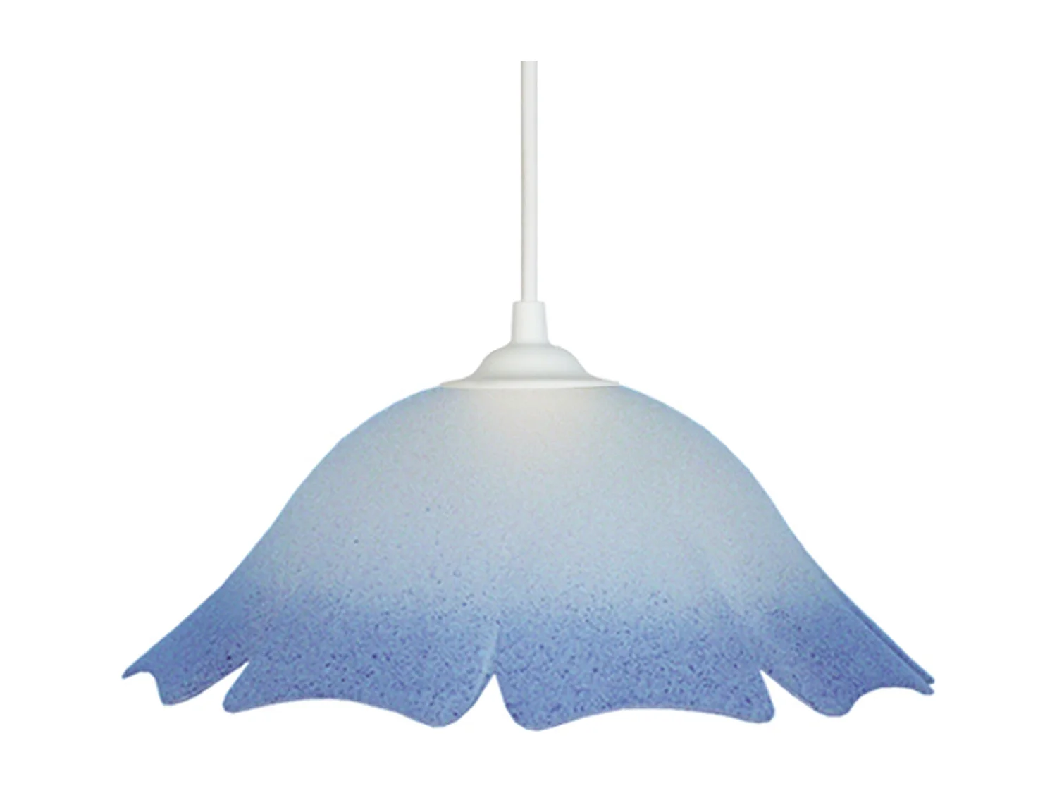 Suspensión  TOSEL ,vidrio,Gris ,A80x D 35xP35 cm