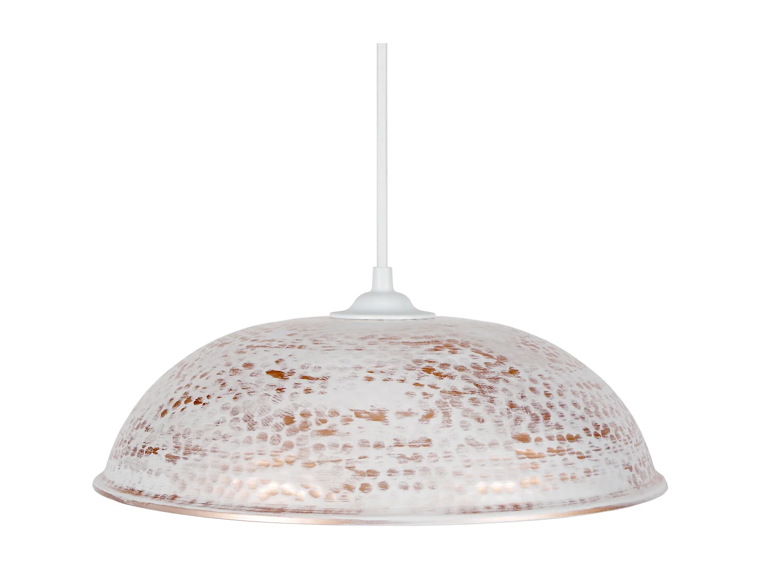 Suspensão TOSEL  JAIPUR metal cúpula cobre preto D31 x  H70  cm