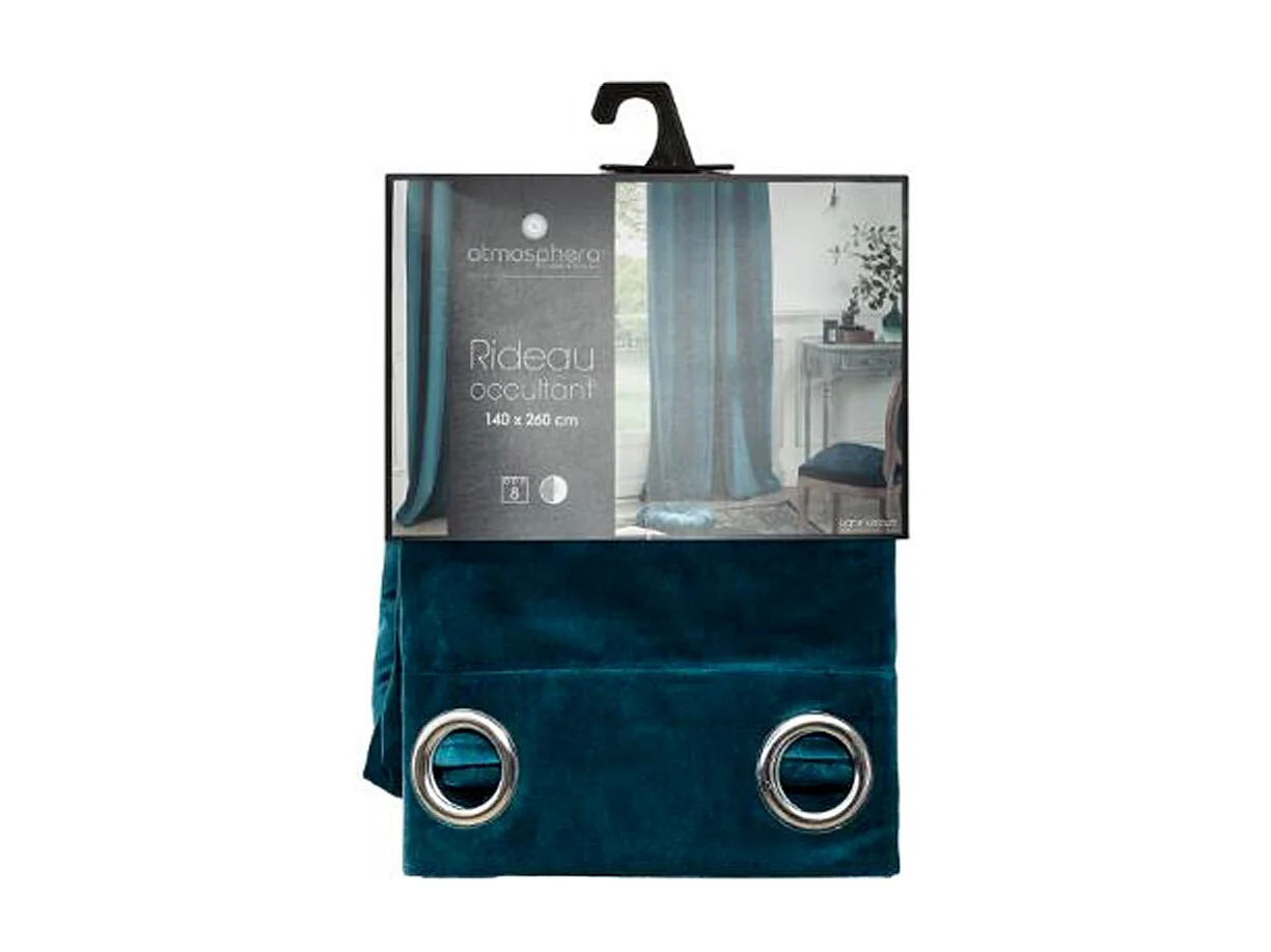 Blickdichter Samtvorhang 140 x 260 cm