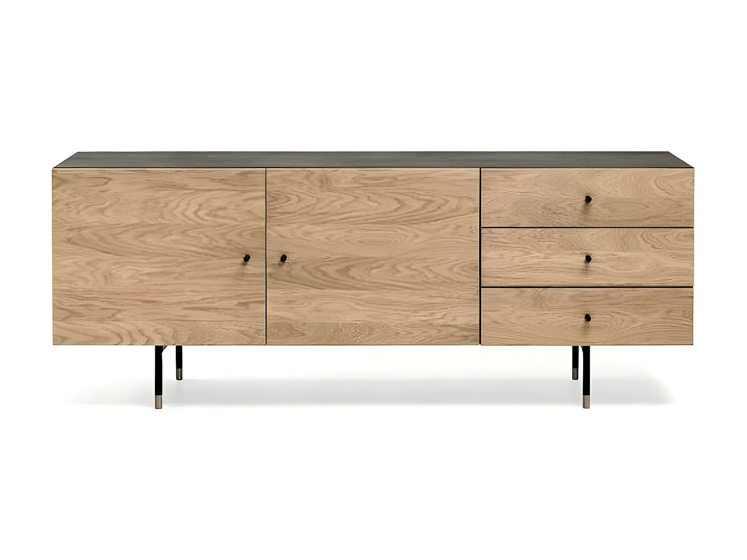 Buffet 2 Portes & 3 Tiroirs "Jugend" 180cm Chêne