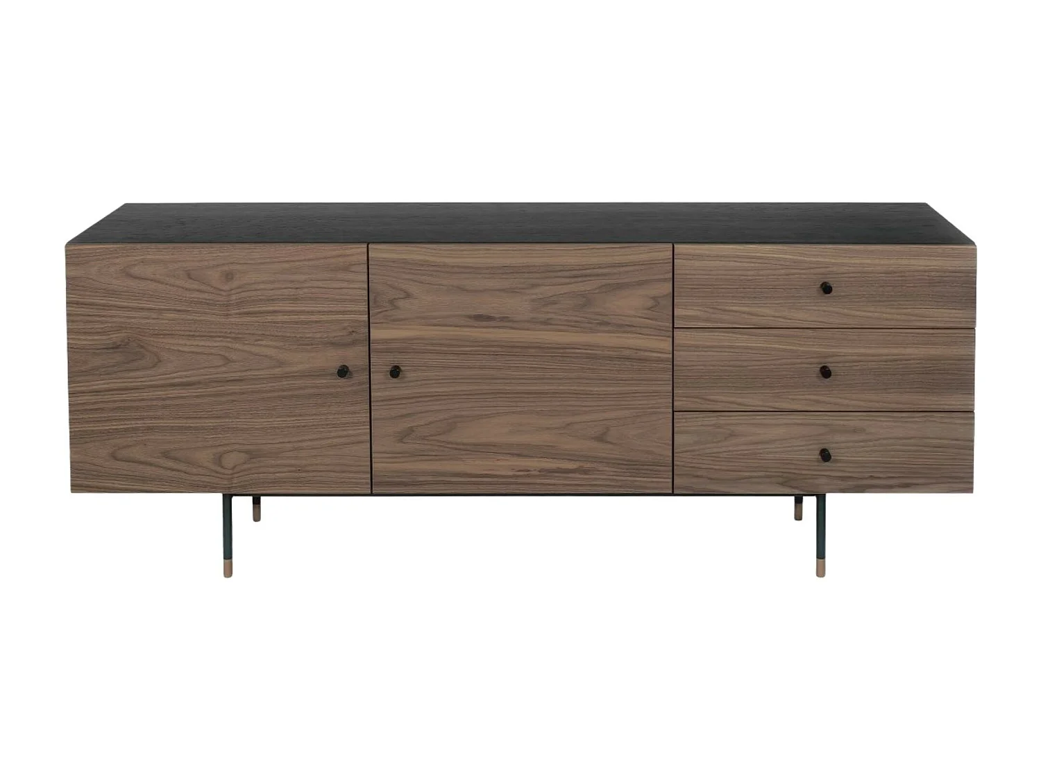 Buffet 2 Portes & 3 Tiroirs "Jugend" 180cm Noyer