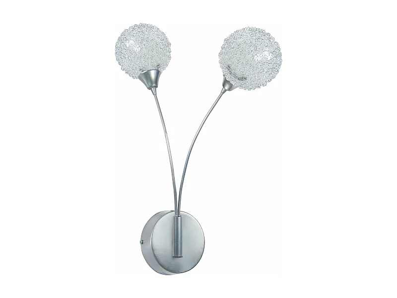 Applique métal  grisé 24 cm.