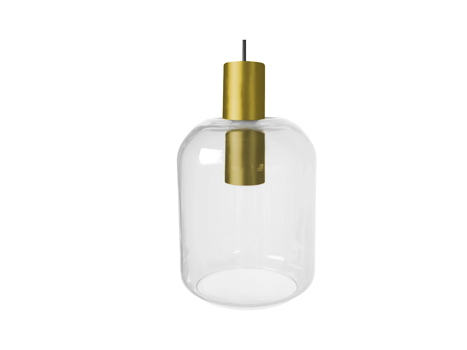 Suspension TOSEL ,métal,Transparent ,H100x D16xP16cm