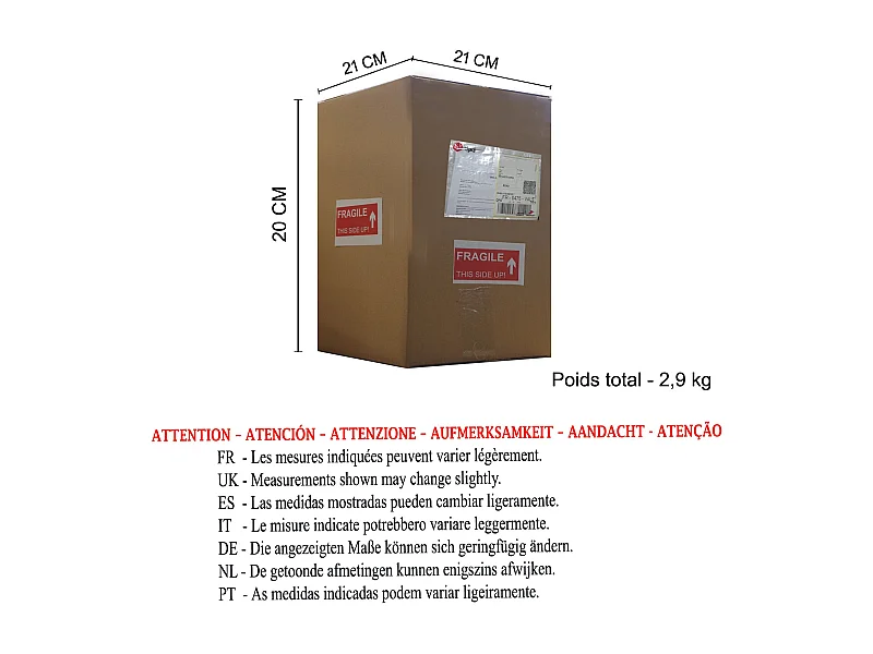 Suspensão TOSEL  SVALBARD MIDIUM vidro cilindro roxo D14 x  H100  cm