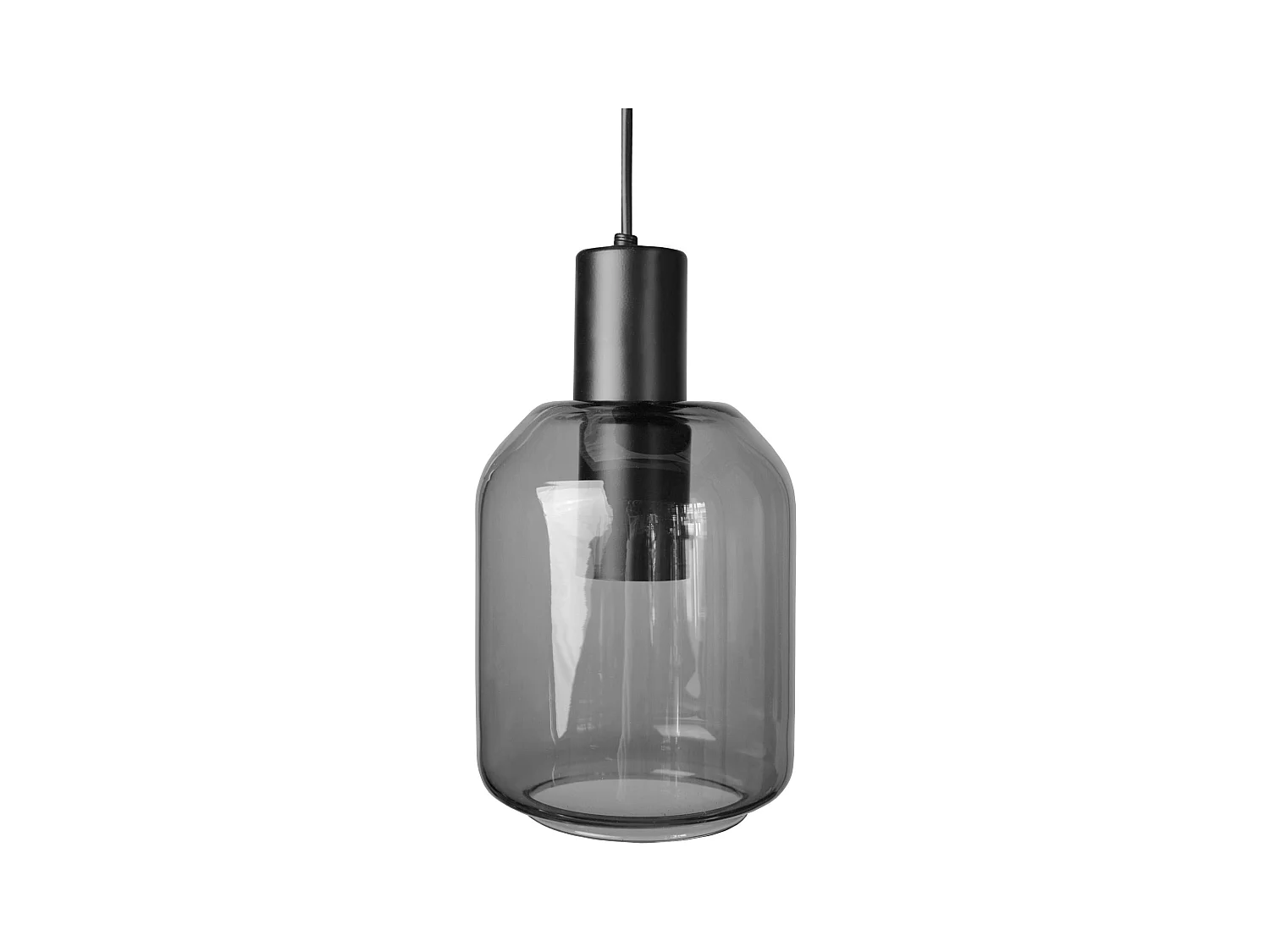 Suspension TOSEL ,métal,Gris ,H100xD 14x P 14cm