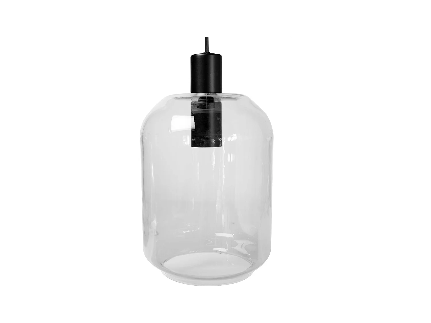 Suspension TOSEL ,métal,Transparent , H 100xD20x P 20cm