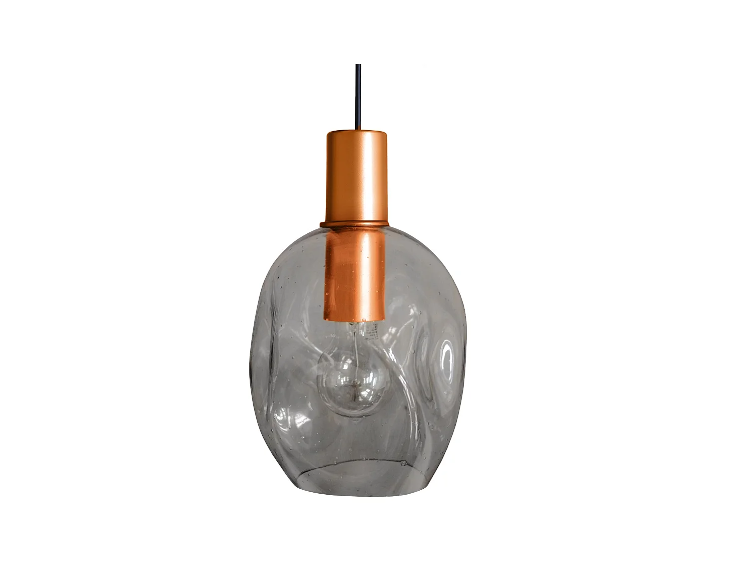 Suspension TOSEL ,métal,Gris ,H 100x D20xP20cm