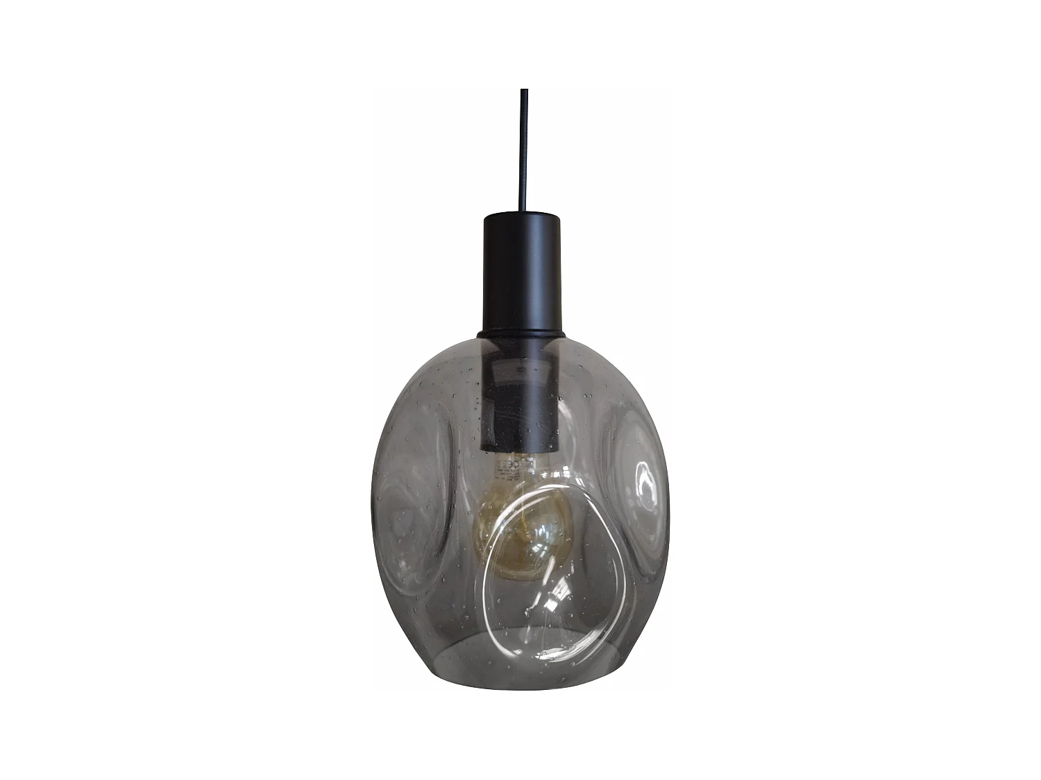 Suspension TOSEL ,métal,Gris ,H 100xD 20x P 20cm