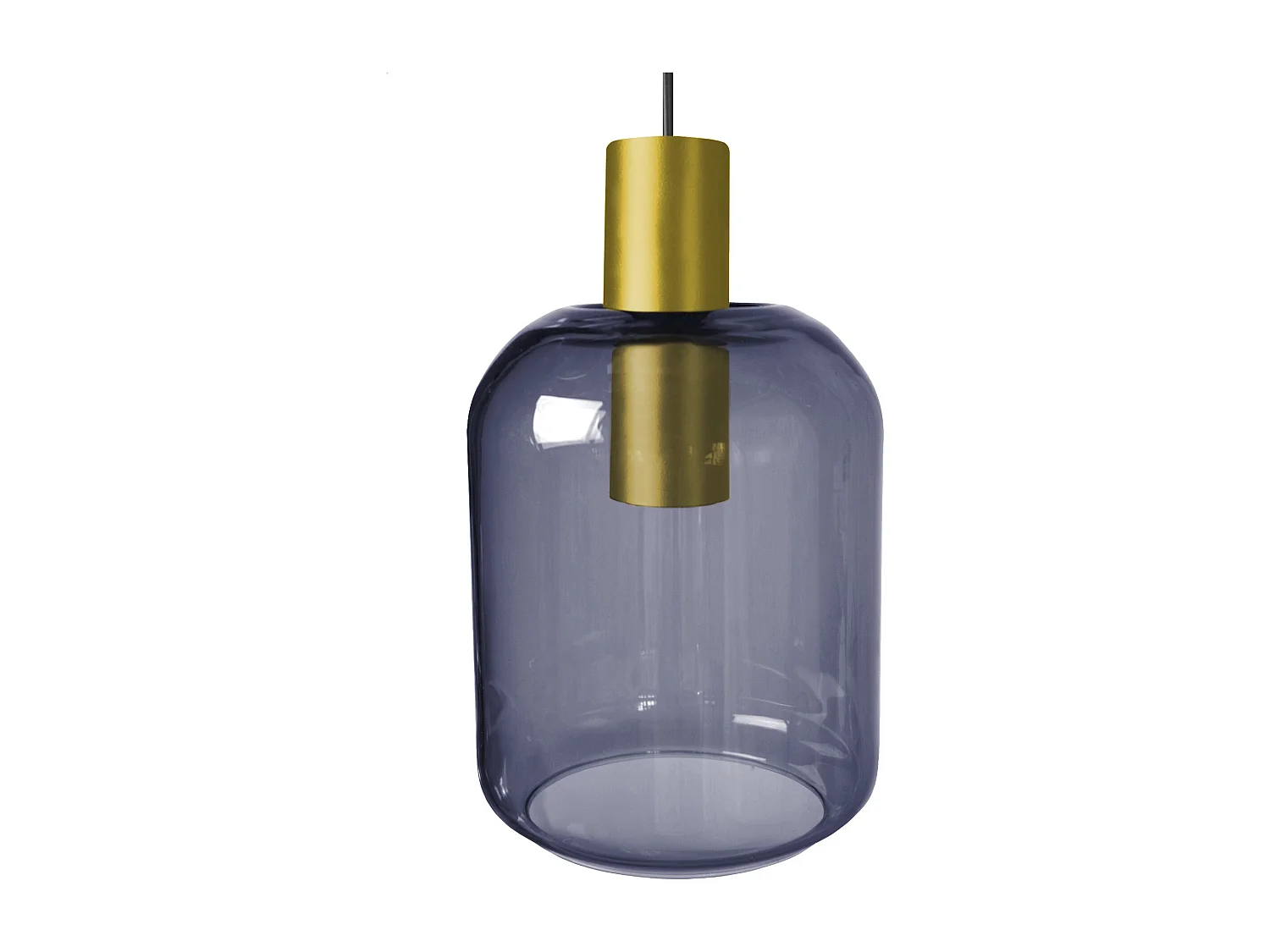 Suspensão TOSEL  SVALBARD MIDIUM vidro cilindro claro D14 x  H100  cm