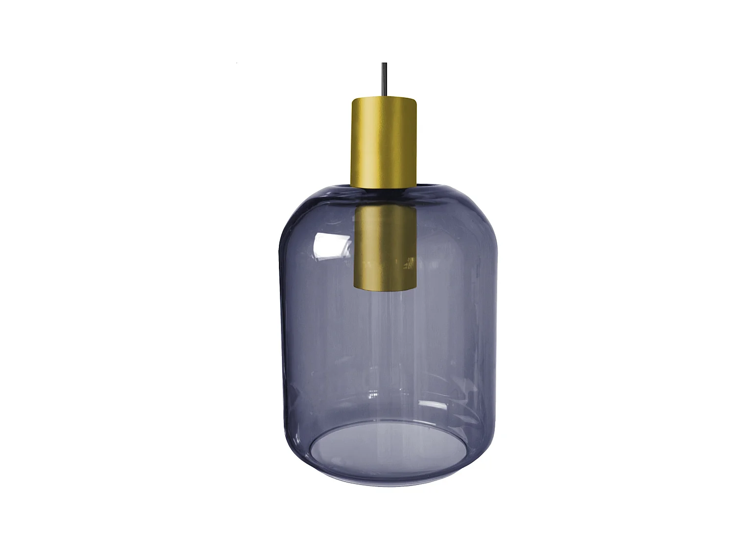 Suspension TOSEL ,métal,Bleu,H 100x D16xP16cm