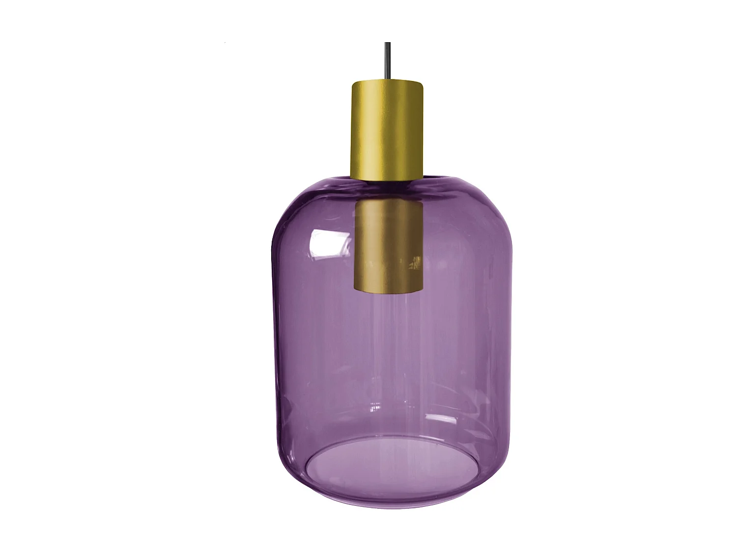 Suspensión  TOSEL ,metal,Dorado, A 100xD16x P 16cm