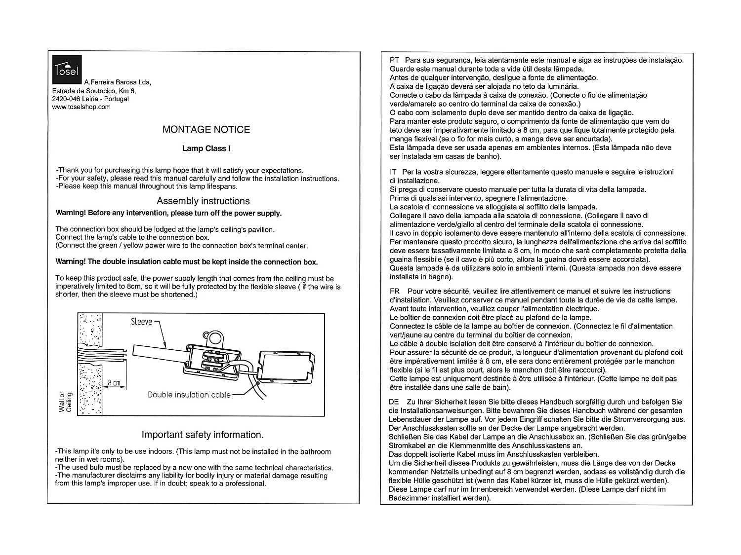 Suspension TOSEL ,bois,Violet , H 100xD20xP20cm
