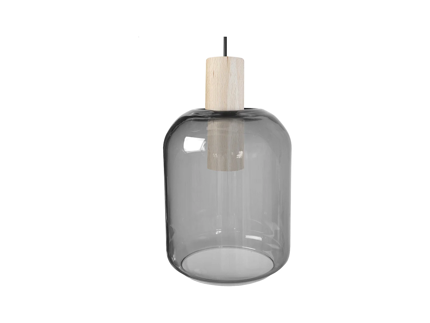 Suspension TOSEL ,bois,Gris ,H 100x D16xP16cm