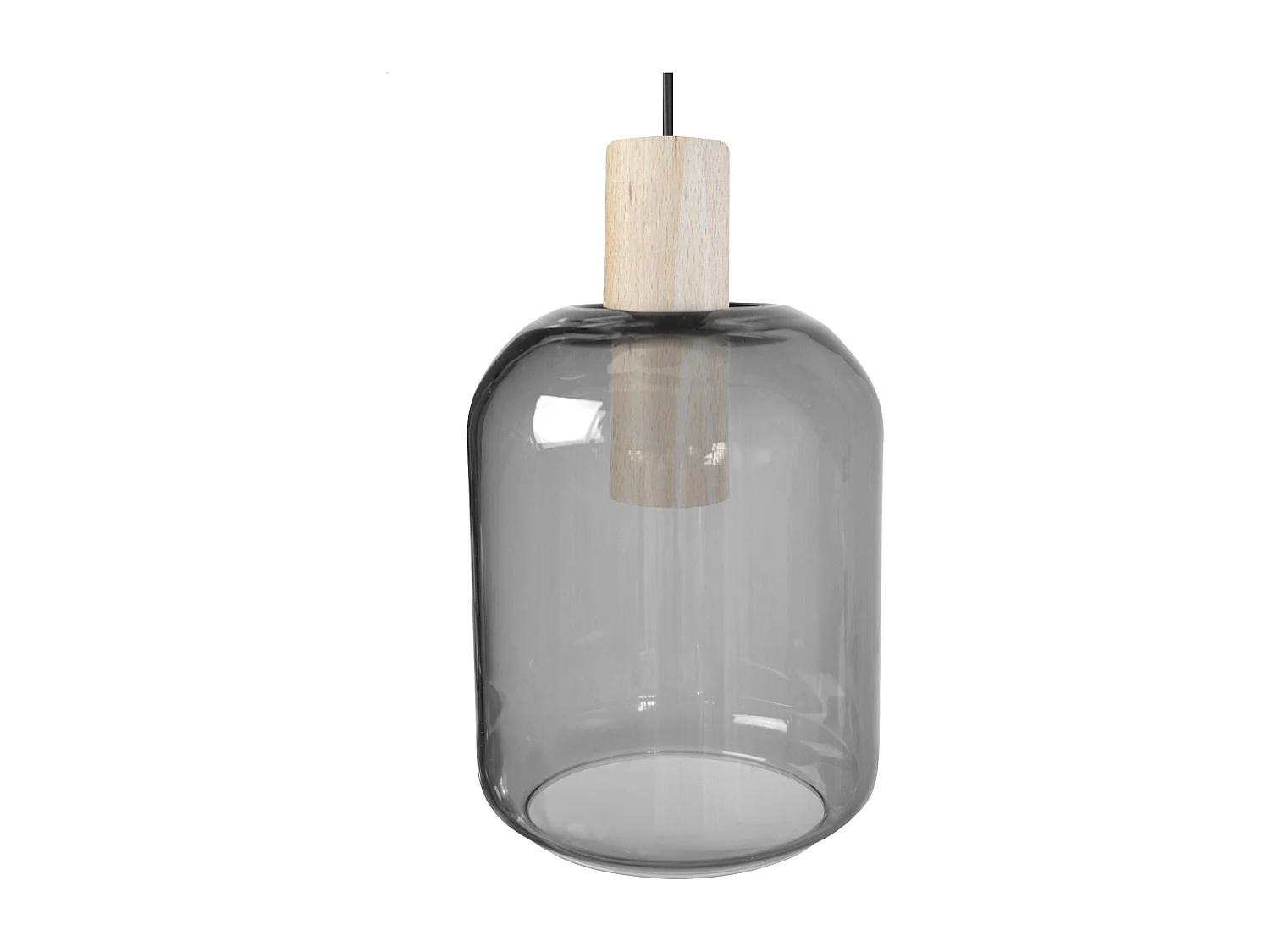 Suspension TOSEL ,bois,Gris ,H 100x D16xP16cm