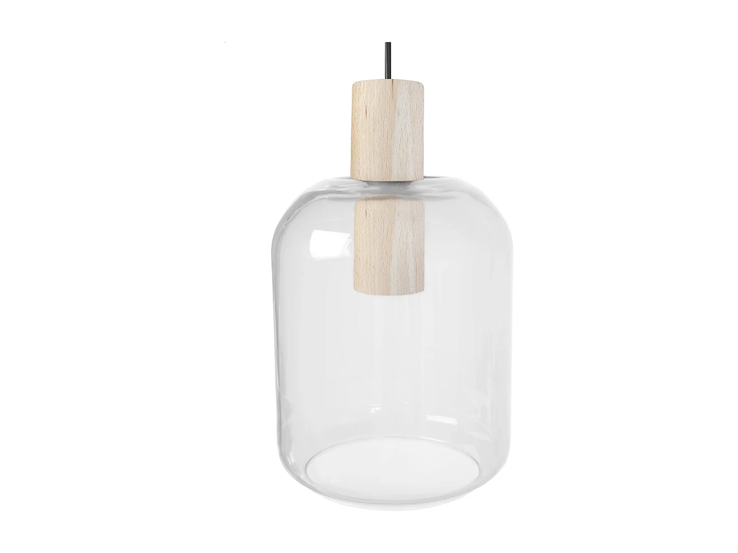 Suspension TOSEL ,bois,naturel,H100xD 16x P 16cm