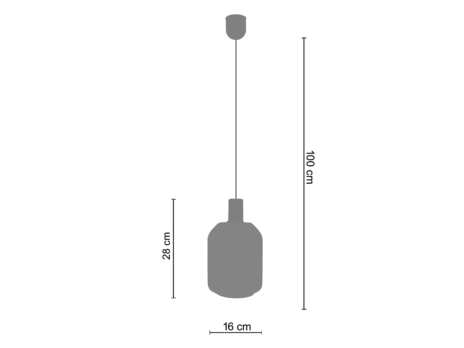 Suspension TOSEL ,bois,naturel,H100xD 16x P 16cm